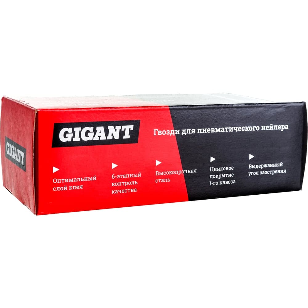 Гвозди для пневматического нейлера Gigant цинк 40х1,25х1 мм, 5000 шт. GGPN-3 — фото 7