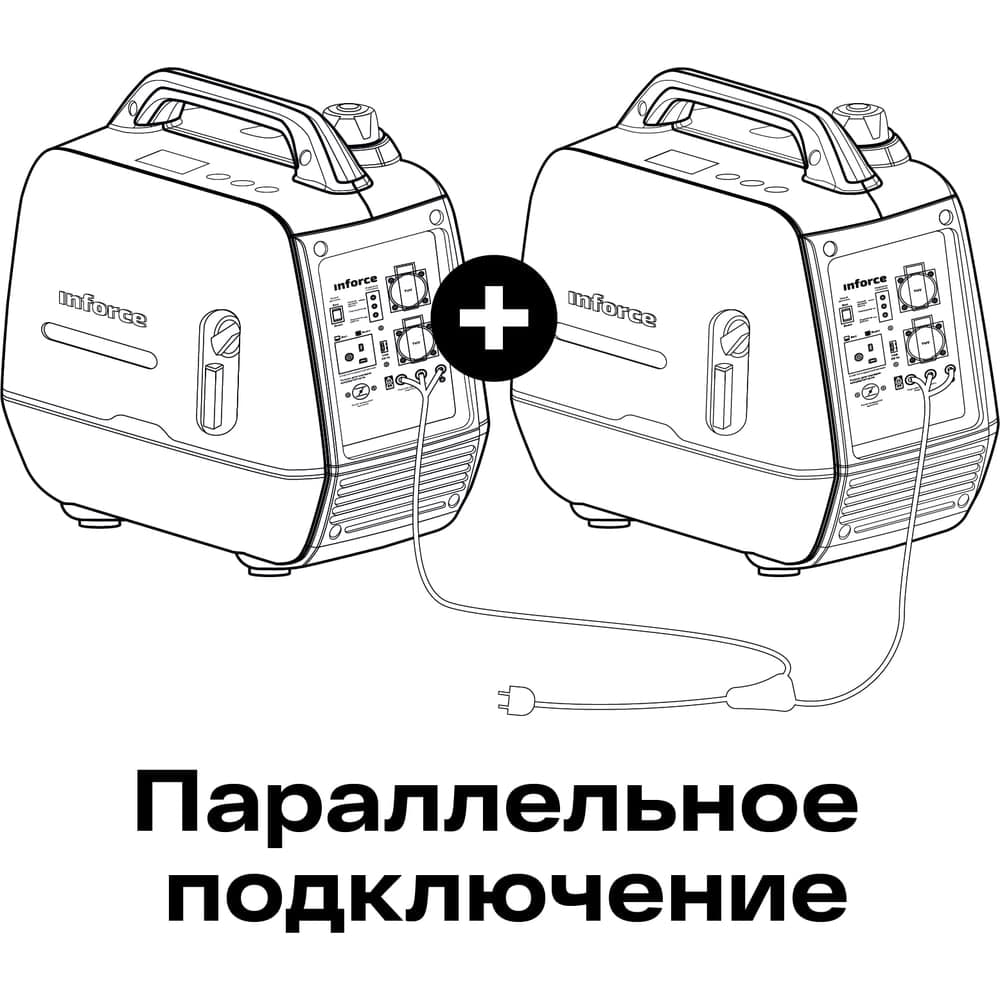 Инверторный генератор Inforce (Yamaha Engine; 2 кВт; USB; тихий) IGC 2000 04-03-23 — фото 16