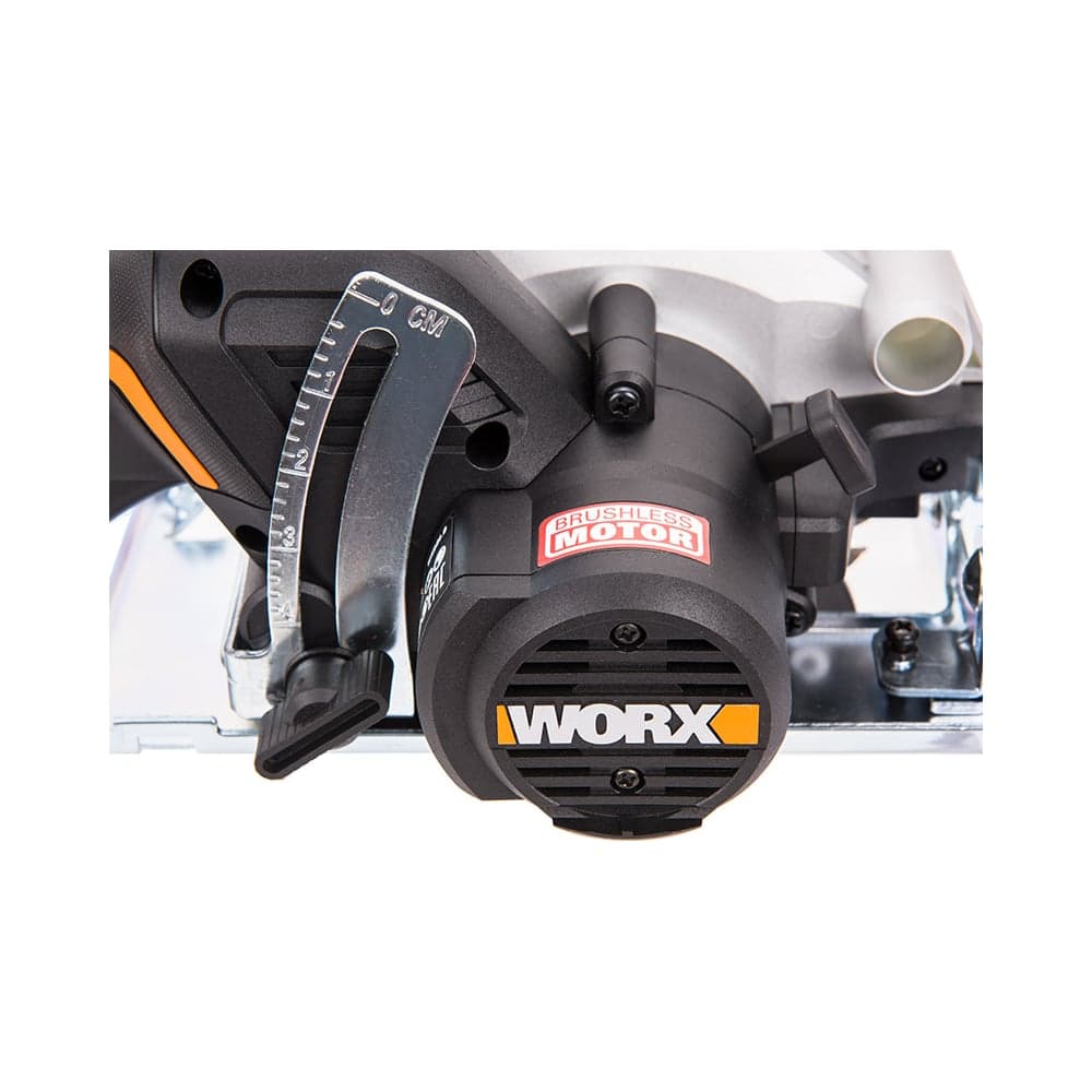 Аккумуляторная циркулярная бесщеточная мини-пила WORX WX531.9 — фото 6