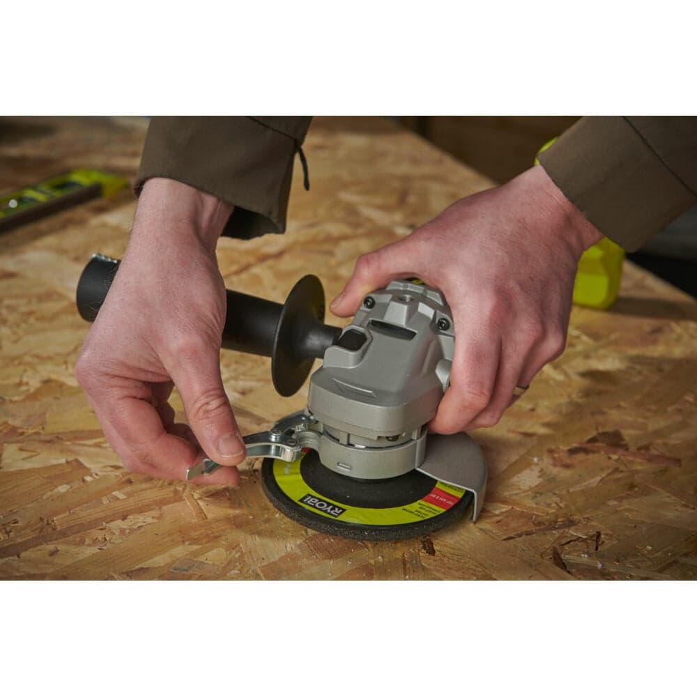 Углошлифмашина Ryobi ONE+ RAG18125-0 5133005403 — фото 13