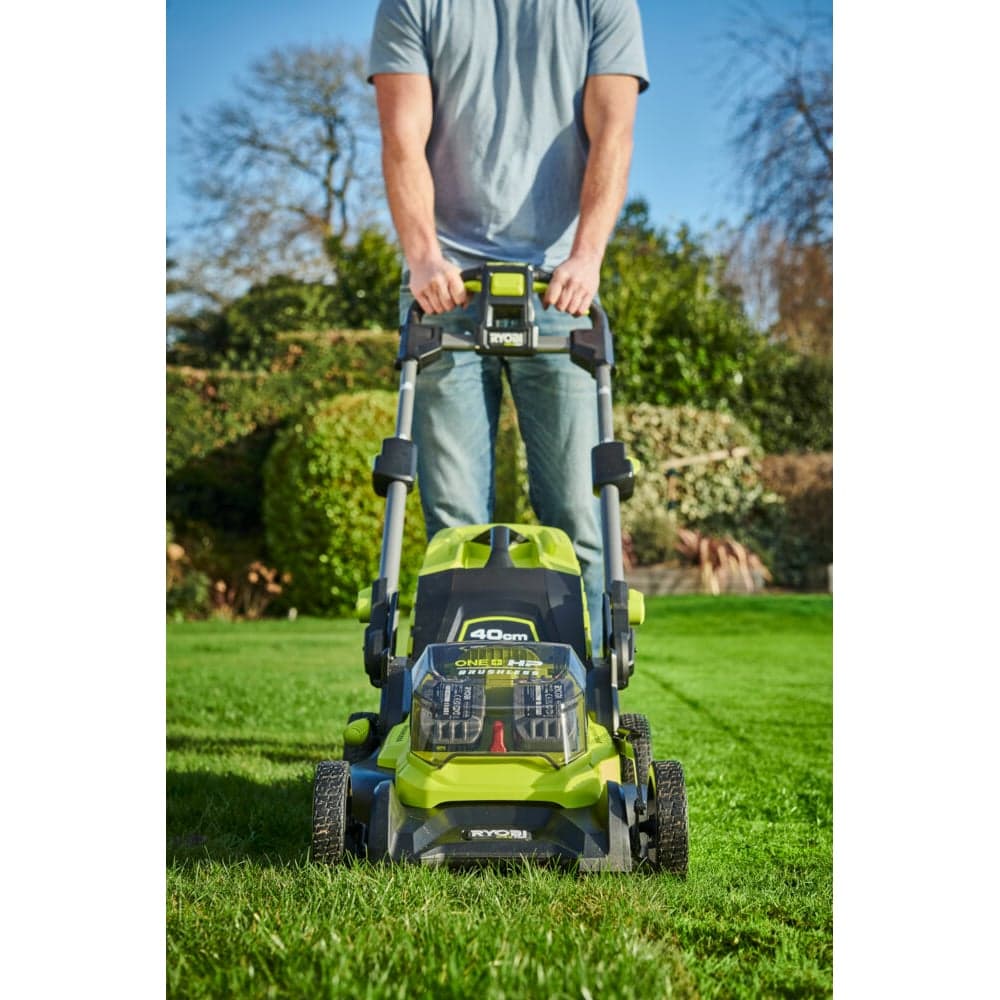 Бесщеточная газонокосилка Ryobi ONE+ RY18LMX40B-0 5133005479 — фото 14