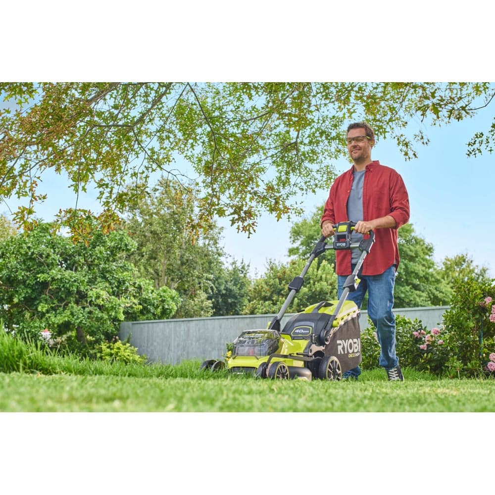 Бесщеточная газонокосилка Ryobi ONE+ 18В RY18LMX40B-240 5133005481 — фото 8