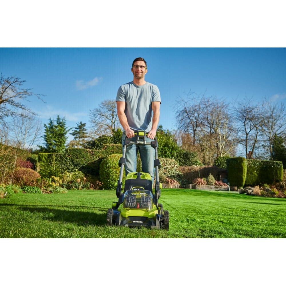 Бесщеточная газонокосилка Ryobi ONE+ 18В RY18LMX40B-240 5133005481 — фото 10