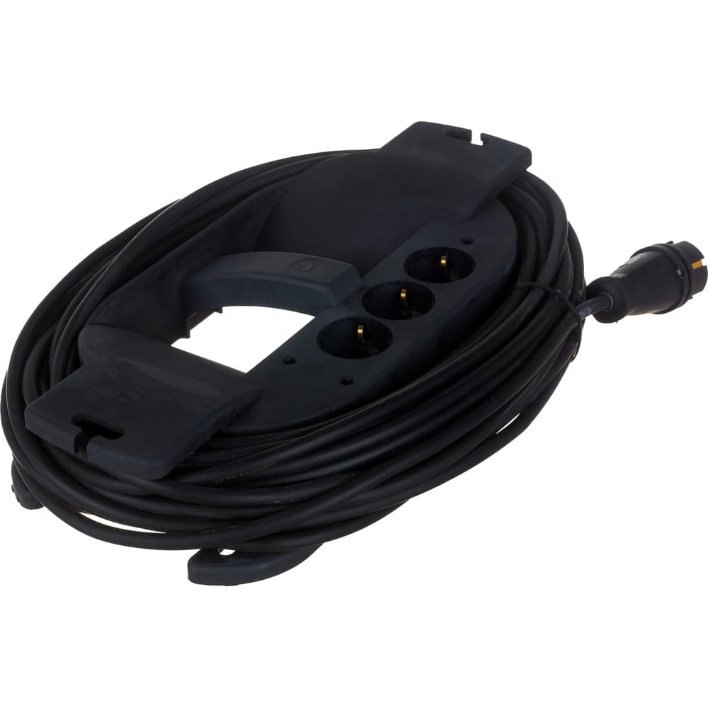 Удлинитель на каучуковой рамке Gigant Professional PEC-023 с/з КГ 3х2,5 4000Вт 3 розетки 20м 80053 — фото 4