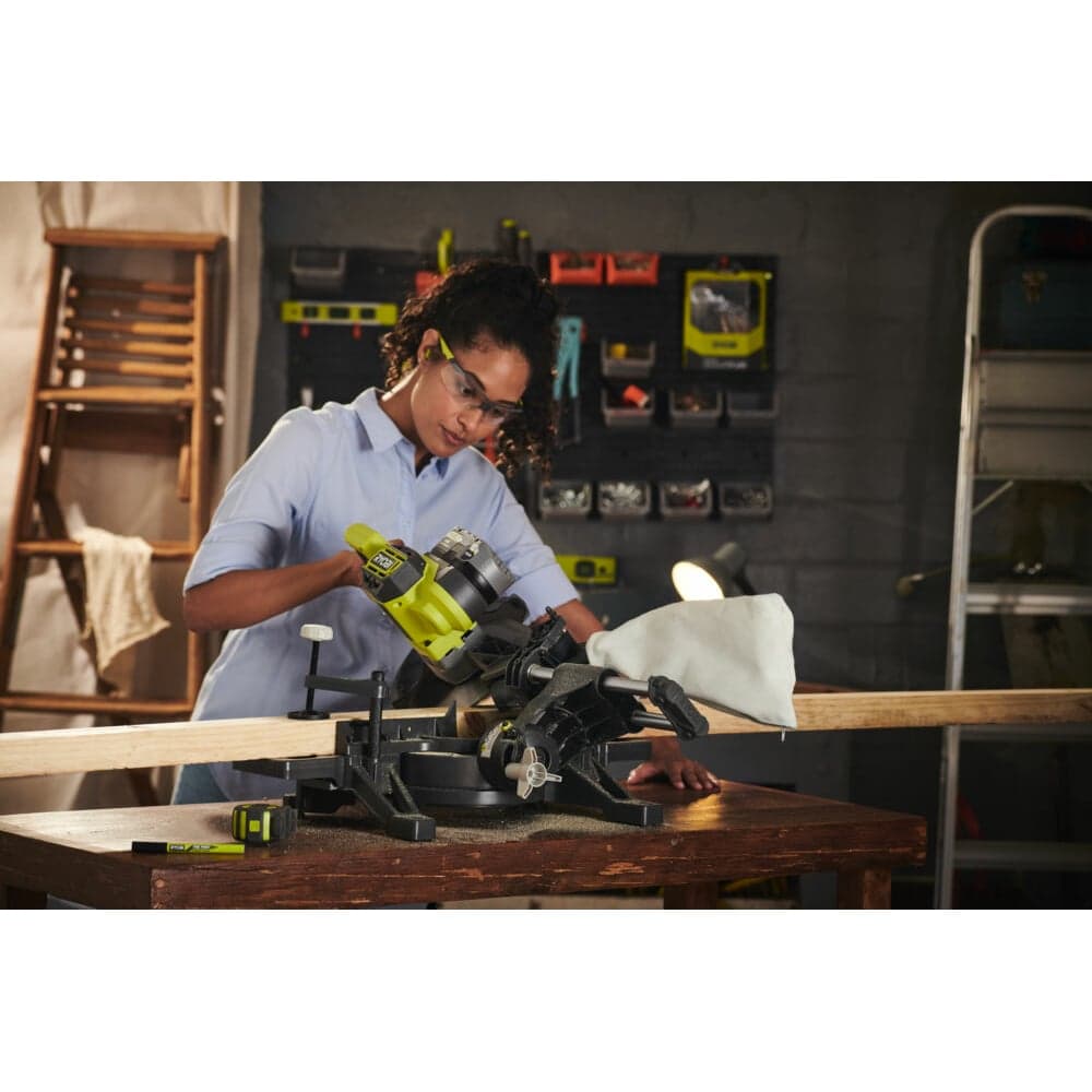 Торцовочная пила Ryobi 18В RMS18190-0 5133005502 — фото 5