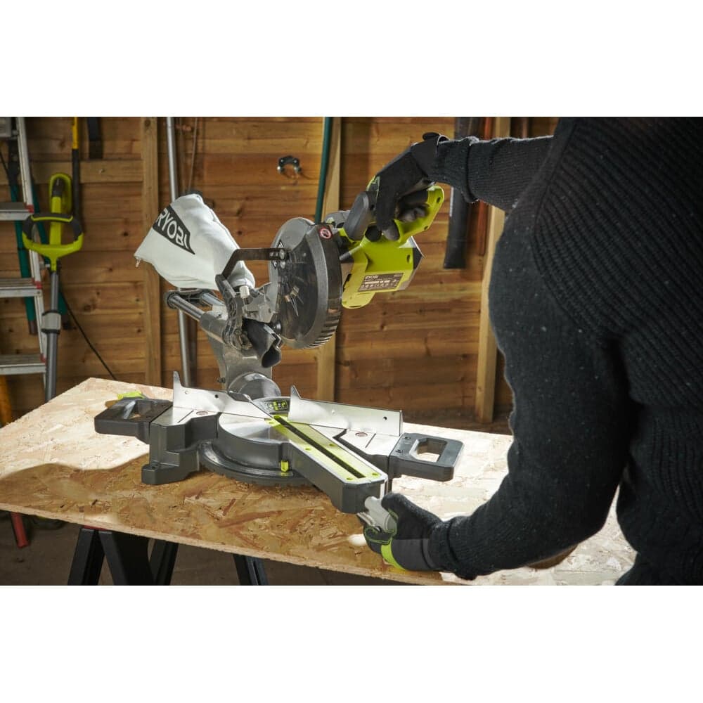 Торцовочная пила Ryobi 18В RMS18190-0 5133005502 — фото 11