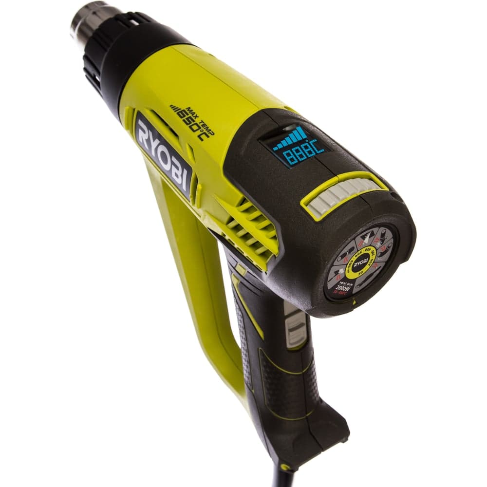 Промышленный фен с LCD дисплеем 2000 Вт Ryobi EHG2020LCD 5133001730 — фото 9