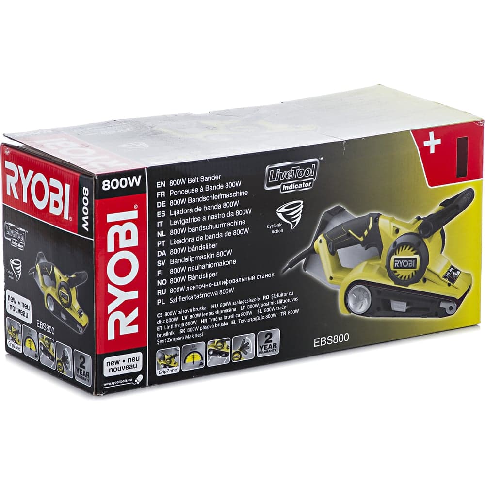 Ленточная шлифмашина Ryobi EBS800 5133001148 — фото 2