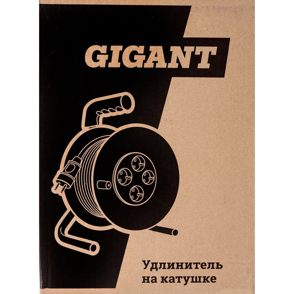 Удлинитель Gigant ПВС 3x2,5 50м на катушке 80076 — фото 9