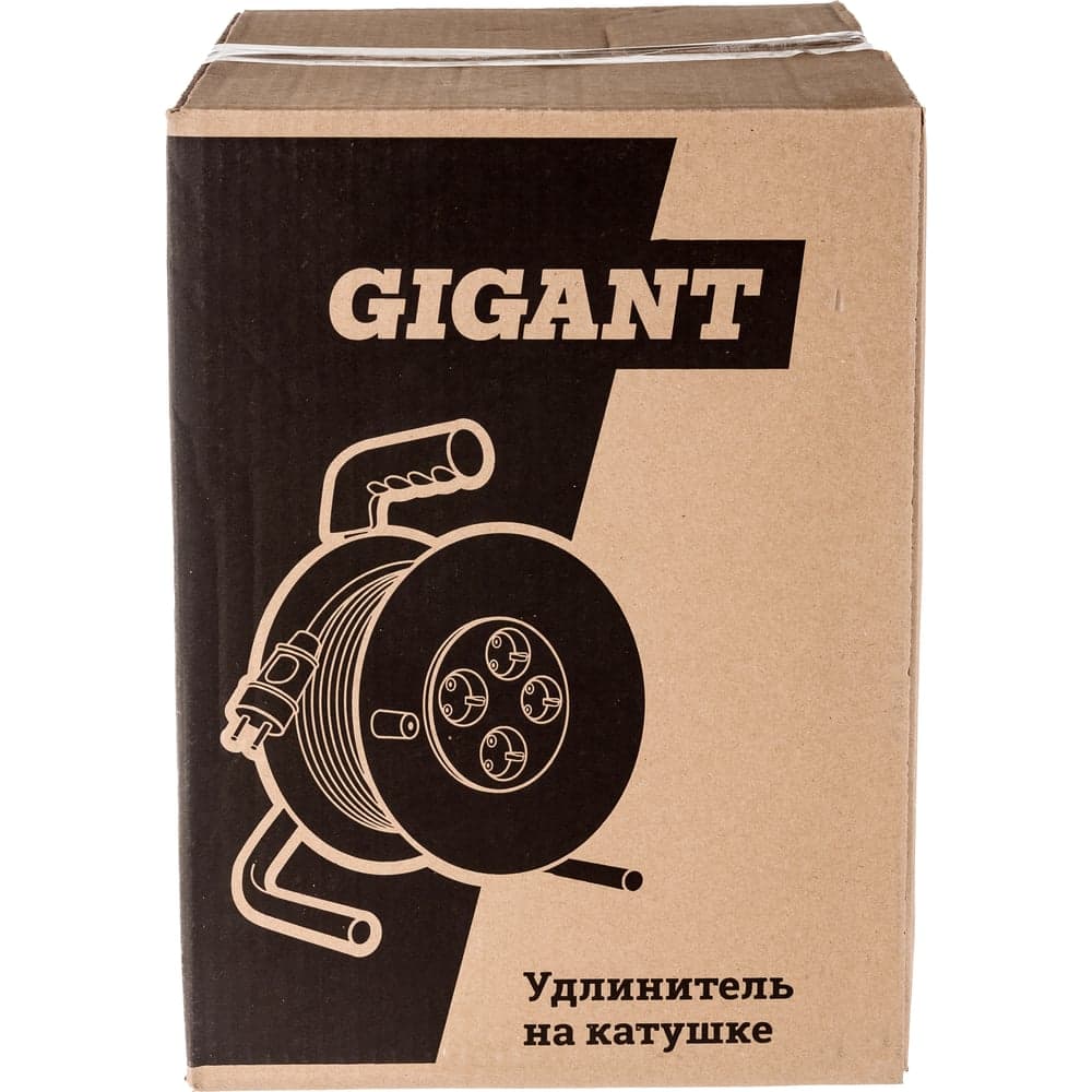 Удлинитель Gigant ПВС 3x2,5 40м на катушке 80075 — фото 6