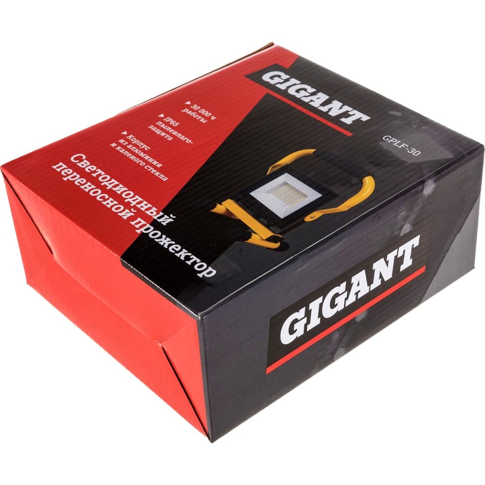 Светодиодный переносной прожектор Gigant IP65 30W 2300Lm 6400K GPLF-30 — фото 14