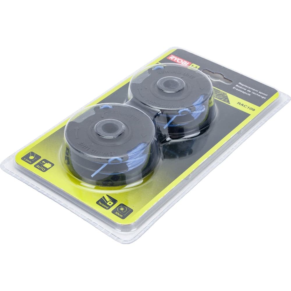 Шпуля с леской 2 шт. (1.5 мм) для триммеров RLT5030S Ryobi 2002645(RAC109) 5132002645 — фото 3