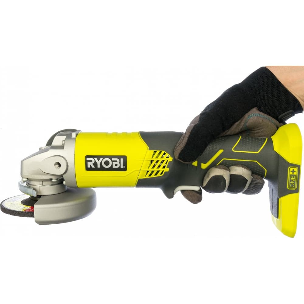 Аккумуляторная угловая шлифмашина Ryobi ONE+ R18AG-0 5133001903 — фото 10