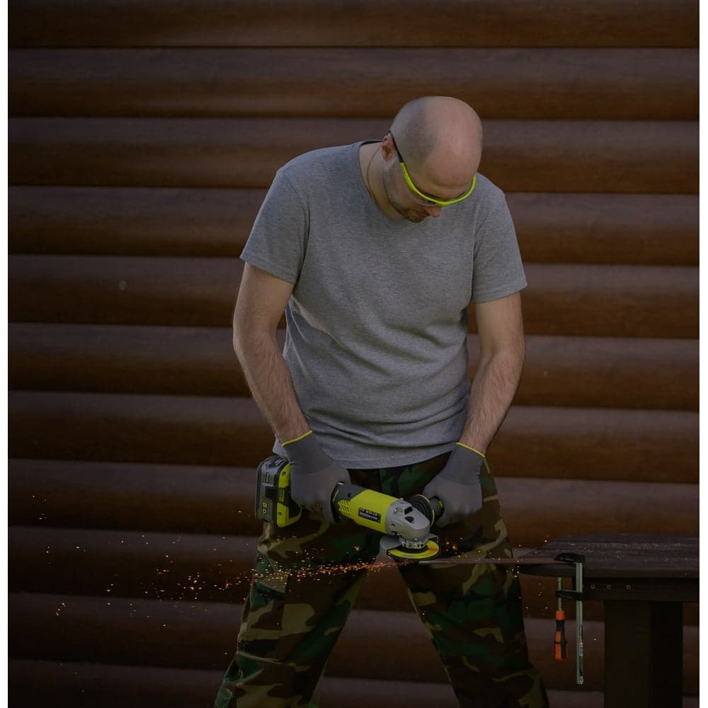 Аккумуляторная угловая шлифмашина Ryobi ONE+ R18AG-0 5133001903 — фото 12
