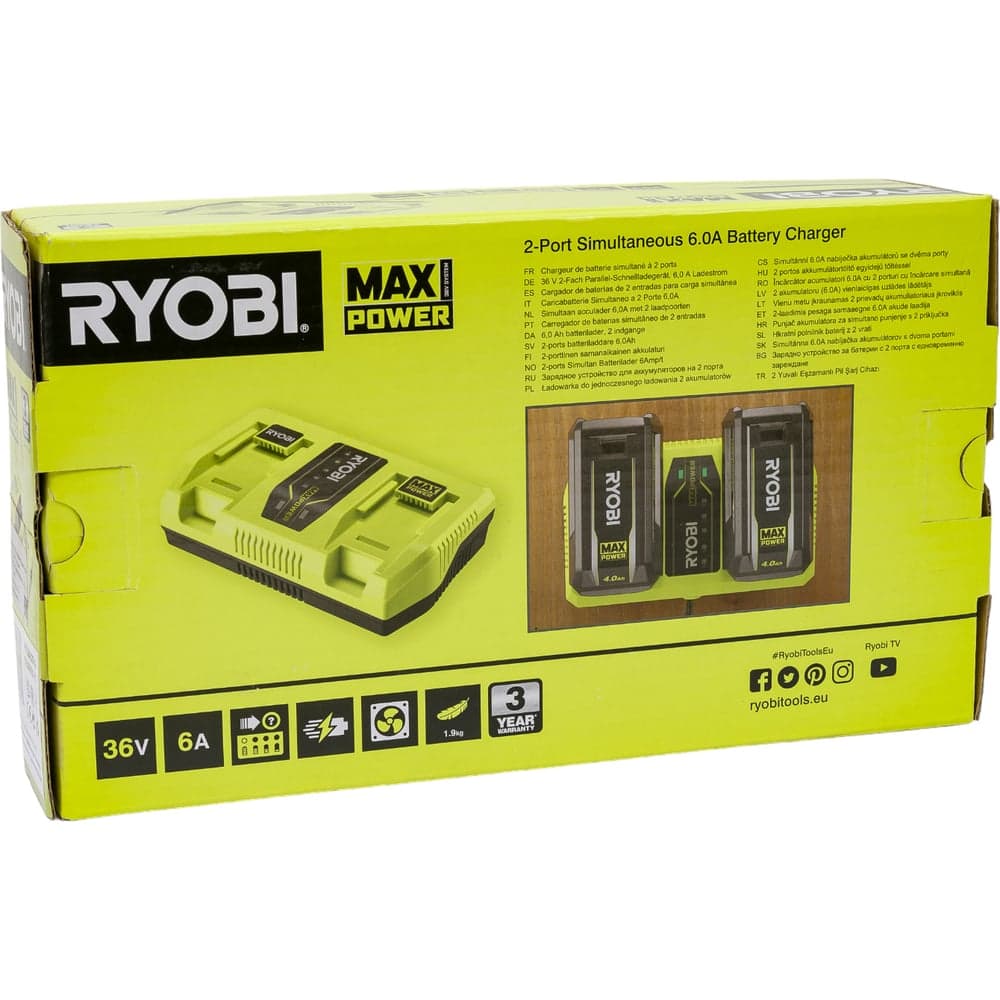 Зарядное устройство RY36C2PA 36В Ryobi 5133005741 — фото 11