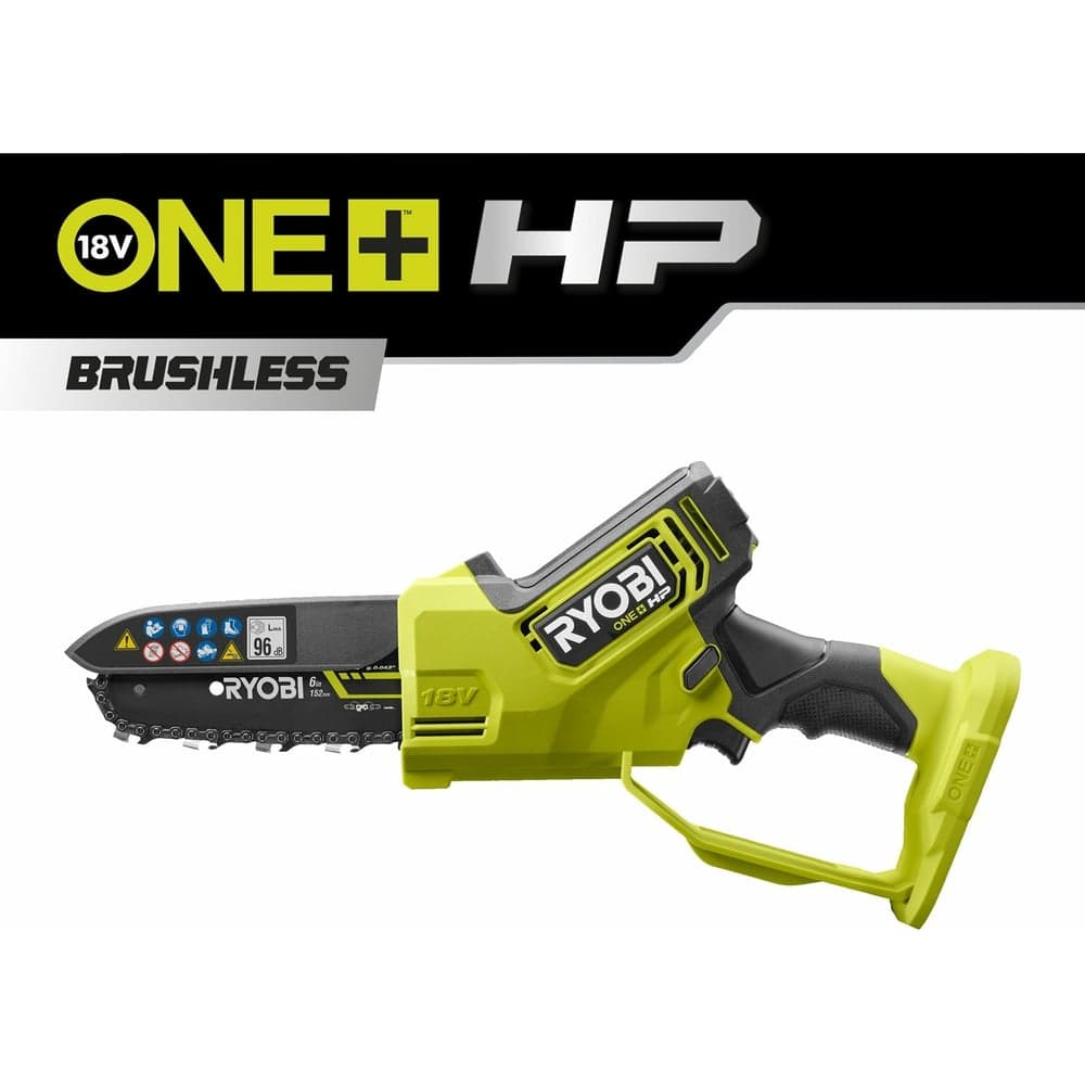 Бесщеточная цепная пила Ryobi ONE+ 18В RY18PSX15A-0 15 см 5133005779 — фото 2