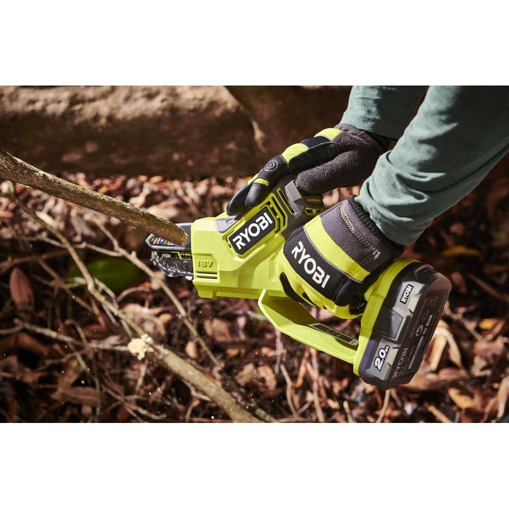 Бесщеточная цепная пила Ryobi ONE+ 18В RY18PSX10A-0 10 см 5133005433 — фото 7