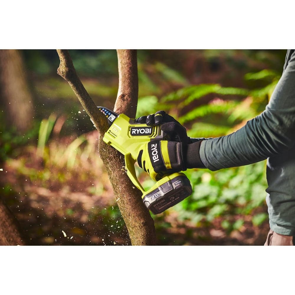 Бесщеточная цепная пила Ryobi ONE+ 18В RY18PSX10A-0 10 см 5133005433 — фото 8