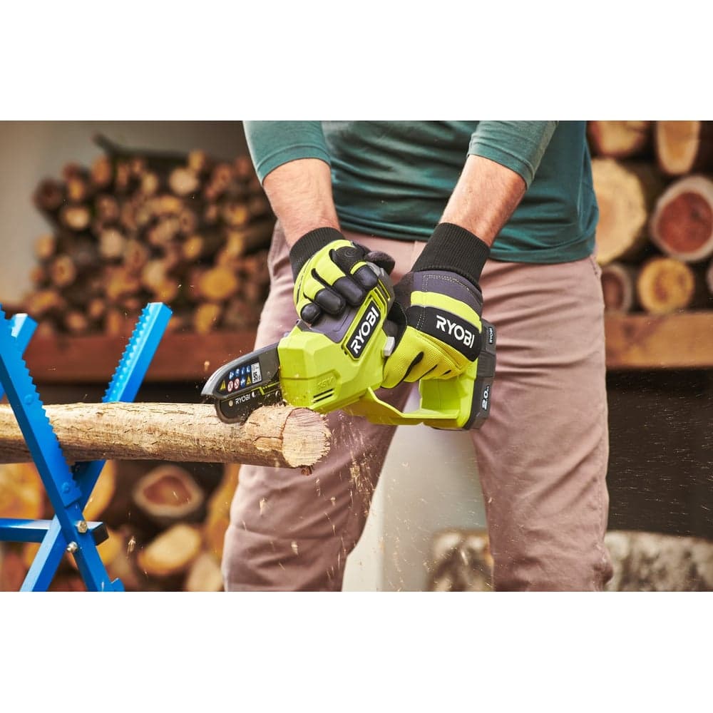 Бесщеточная цепная пила Ryobi ONE+ 18В RY18PSX10A-0 10 см 5133005433 — фото 9
