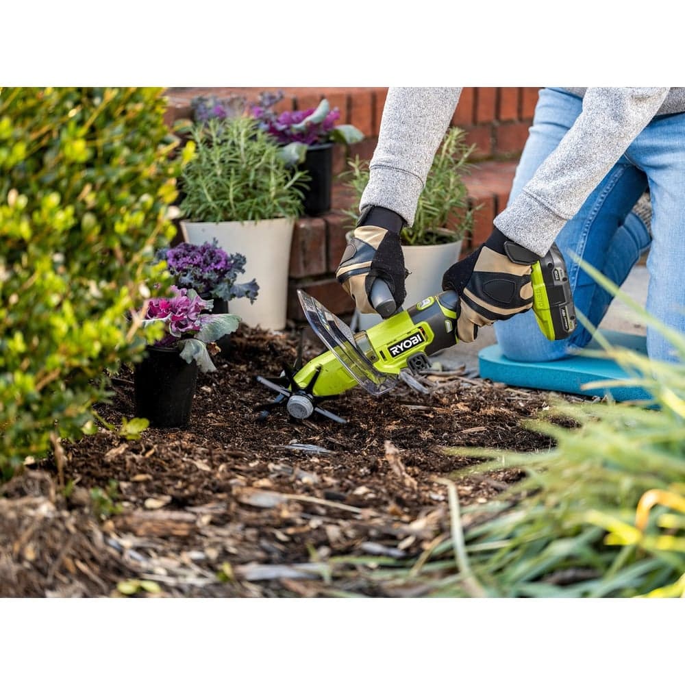 Ручной культиватор Ryobi ONE+ 18В RY18HCA-0 5133005766 — фото 6