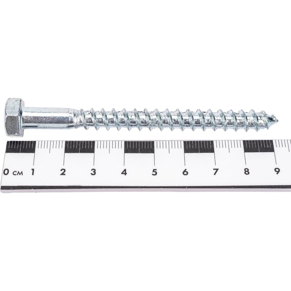 Шурупы с шестигранной головкой Gigant 8.0x90, Zn, 1 кг 123643 — фото 3