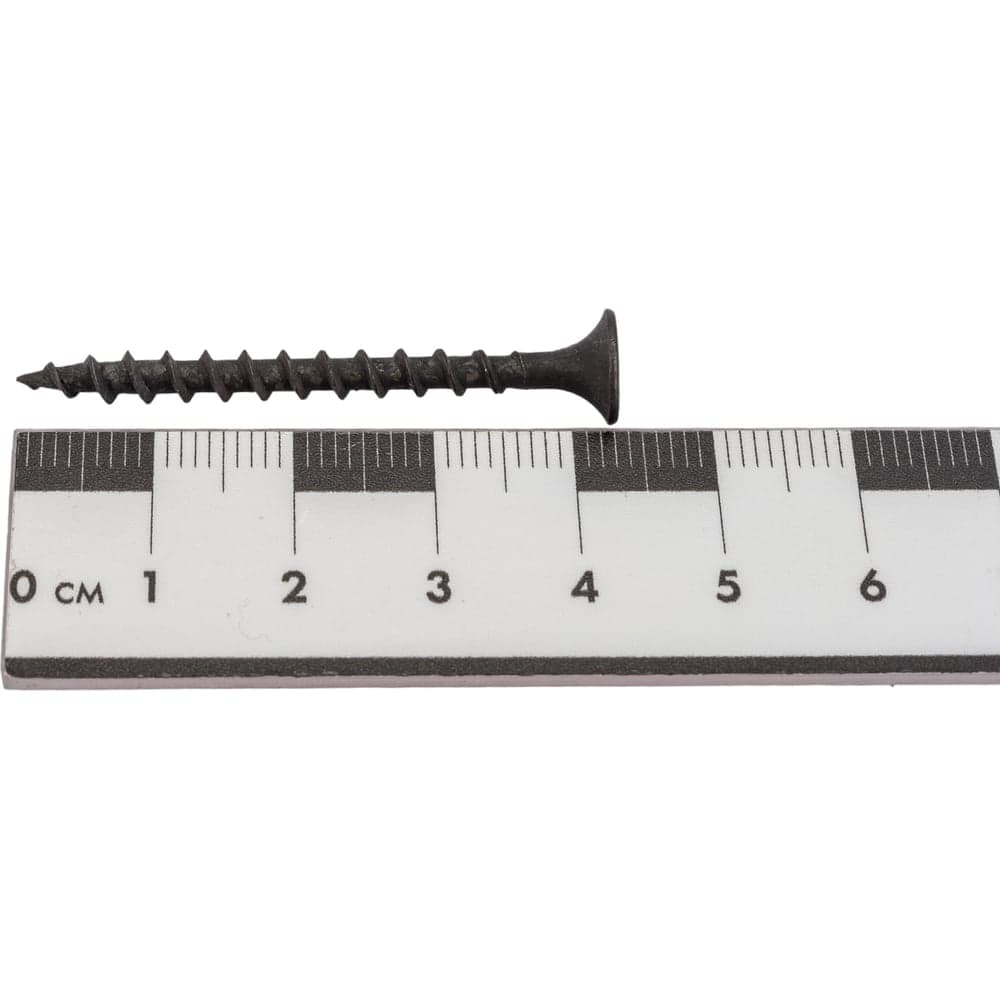 Саморезы Gigant 3,5x45, потайная головка, крупный шаг, оксидированный, 400 шт. 123551 — фото 5
