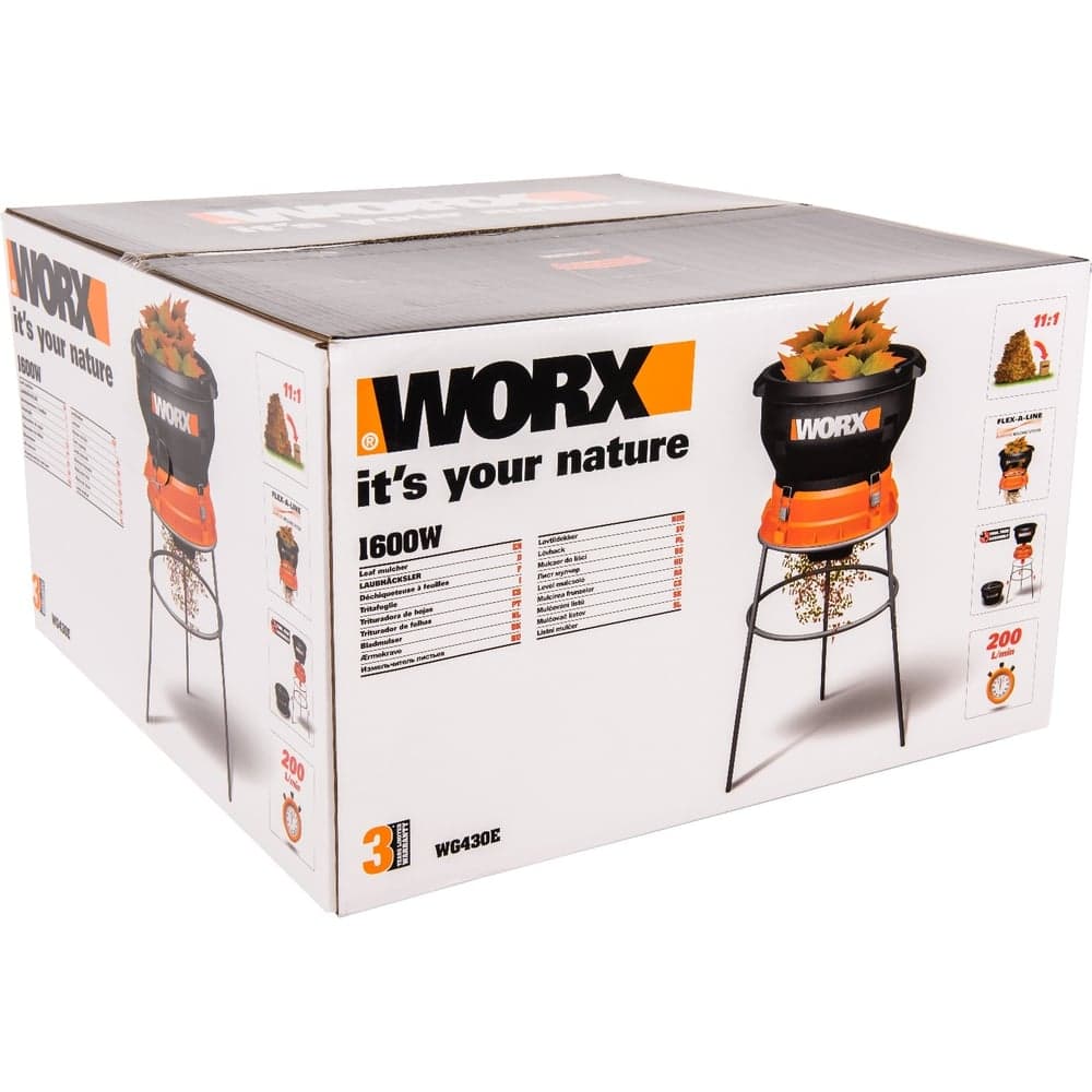 Мульчер для листьев и травы WORX WG430E — фото 6