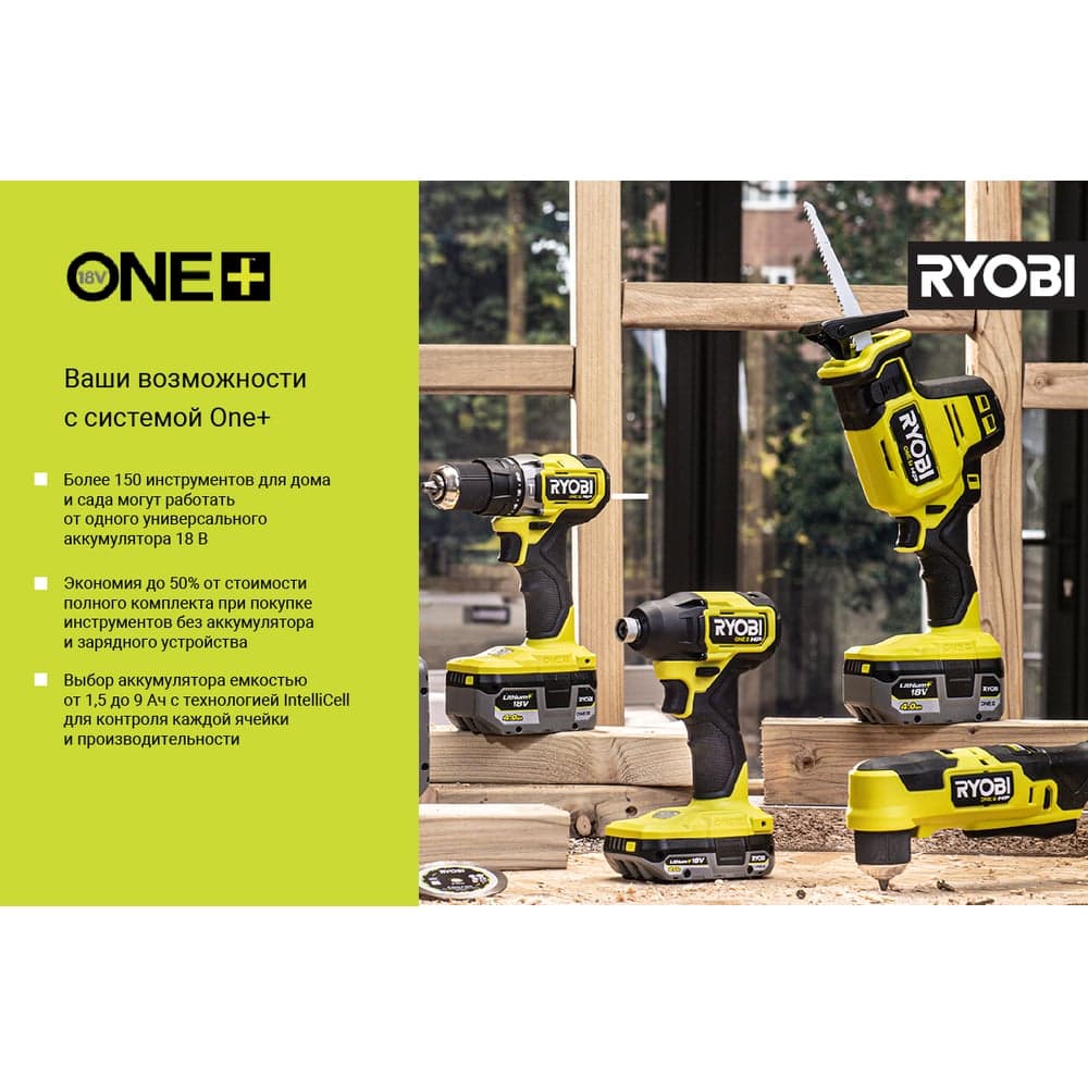 Ударный гайковерт Ryobi ONE+ R18IW3-0 5133002436 — фото 6