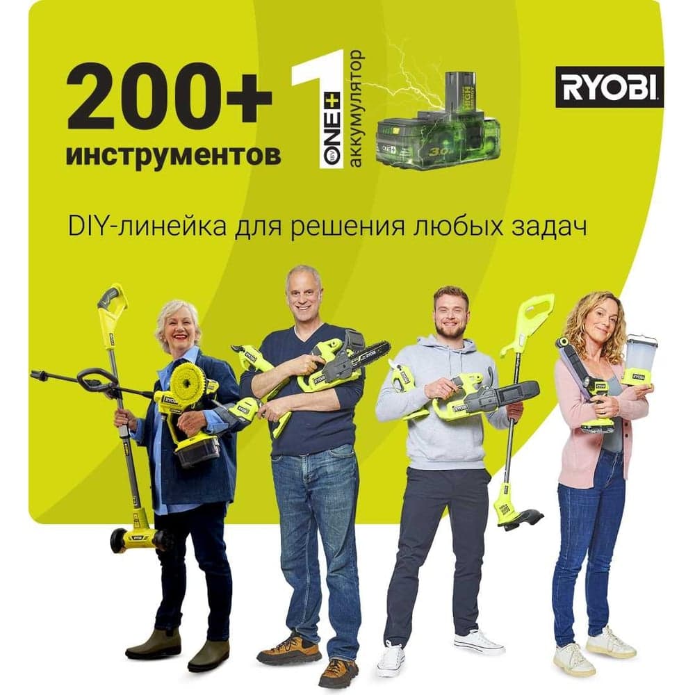 Эксцентриковая шлифмашина Ryobi ONE+ R18ROS-0 5133002471 — фото 5