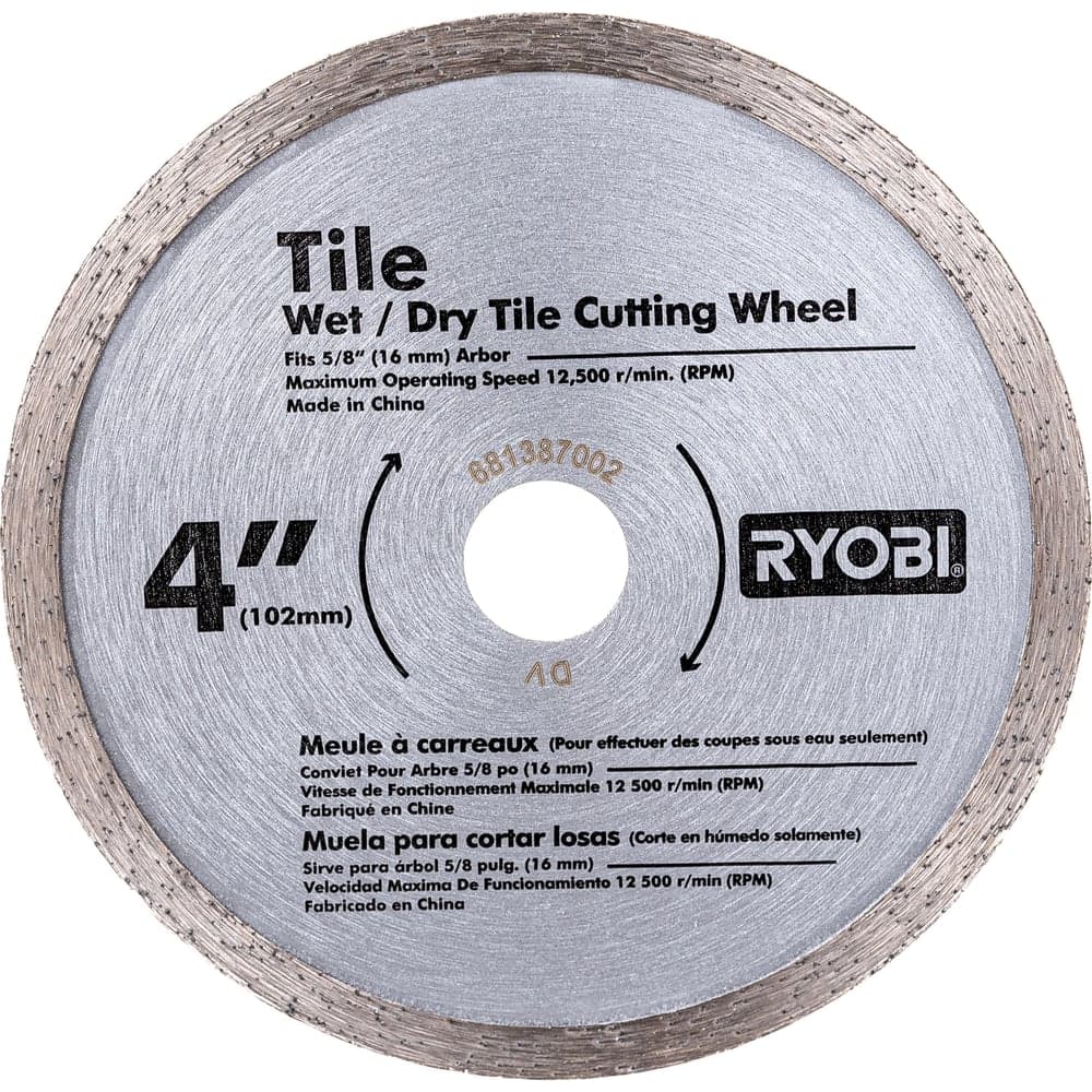 Диск алмазный (102х16 мм) для плиткореза ONE+ Ryobi TSBA1 5132002473 — фото 5
