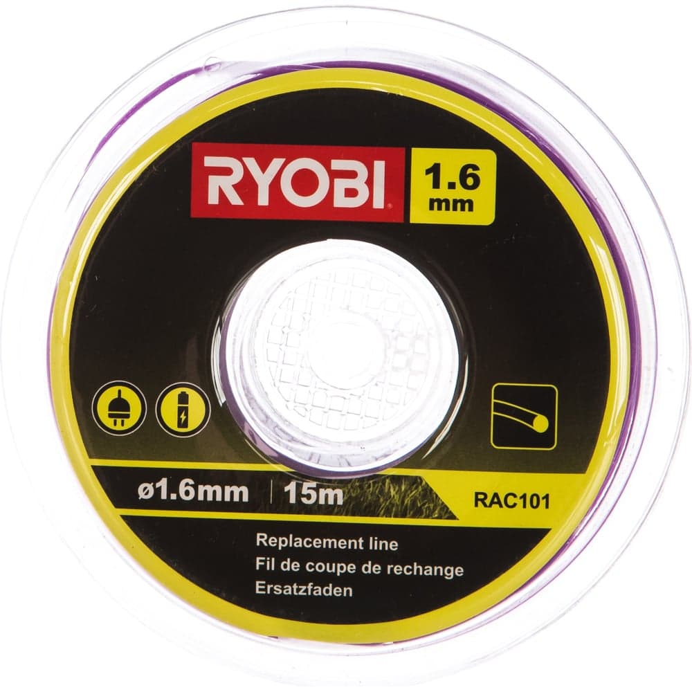 Леска для триммеров (1,6 мм; 15 м; круг) Ryobi RAC101 5132002638 — фото 1