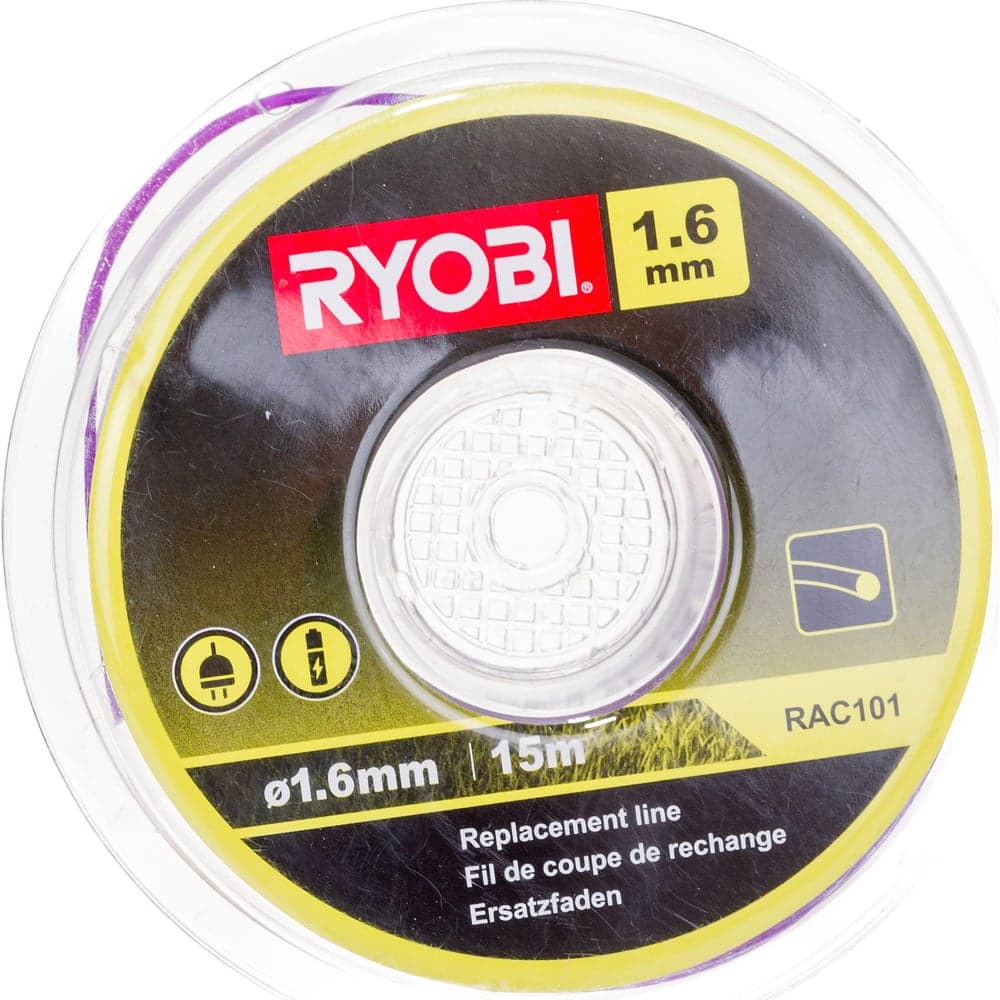 Леска для триммеров (1,6 мм; 15 м; круг) Ryobi RAC101 5132002638 — фото 10