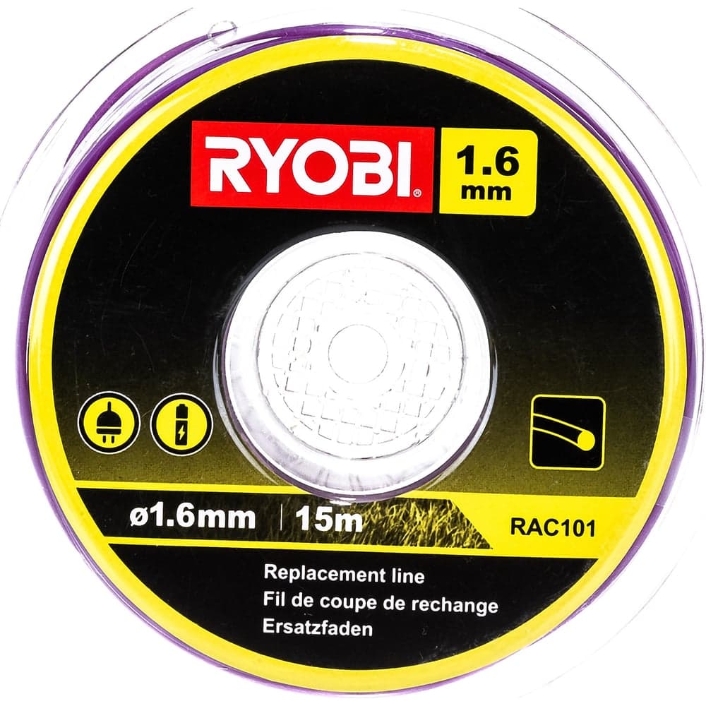 Леска для триммеров (1,6 мм; 15 м; круг) Ryobi RAC101 5132002638 — фото 12