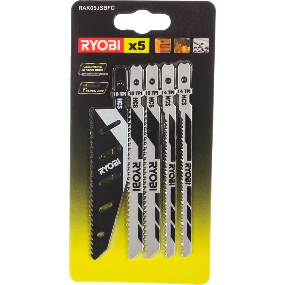 Набор пилок для лобзика 5 шт. Ryobi RAK05JSBFC 5132002697