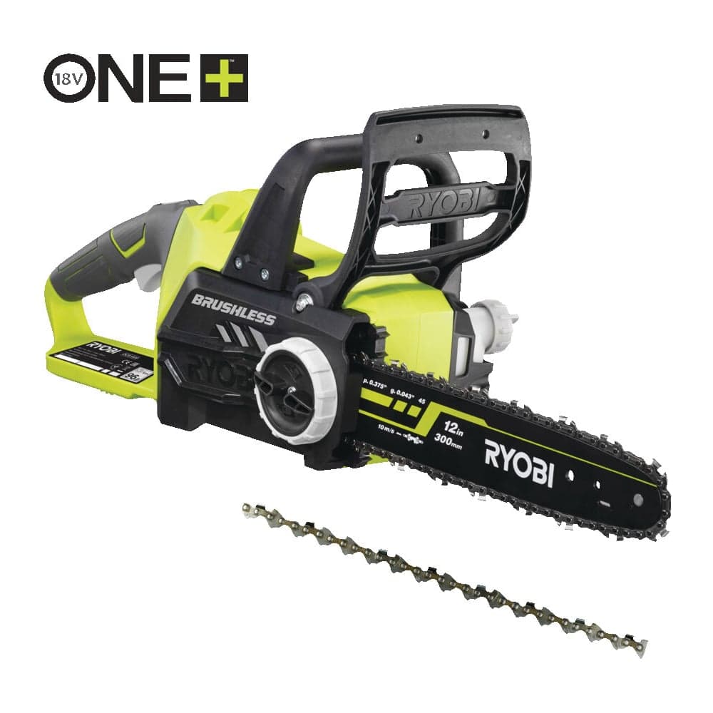 Бесщеточная аккумуляторная цепная пила Ryobi ONE+ OCS1830  без аккумулятора в комплекте 5133002829 — фото 2