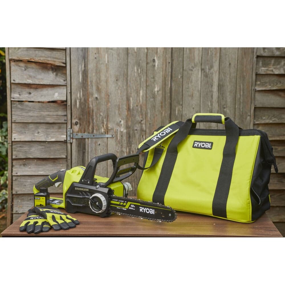 Бесщеточная аккумуляторная цепная пила Ryobi ONE+ OCS1830  без аккумулятора в комплекте 5133002829 — фото 9