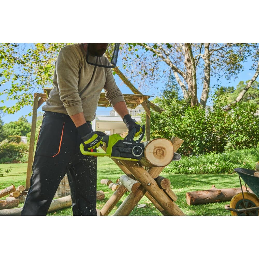 Бесщеточная аккумуляторная цепная пила Ryobi ONE+ OCS1830  без аккумулятора в комплекте 5133002829 — фото 11