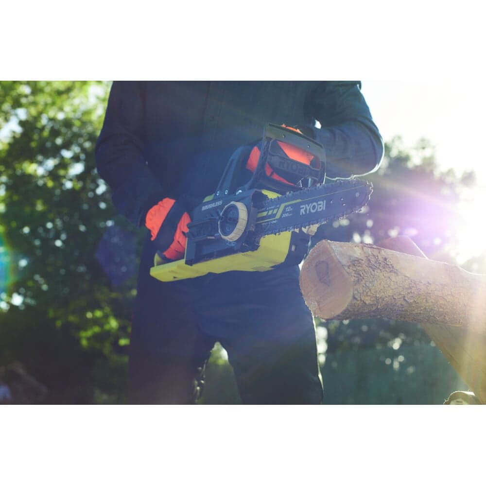 Бесщеточная аккумуляторная цепная пила Ryobi ONE+ OCS1830  без аккумулятора в комплекте 5133002829 — фото 12
