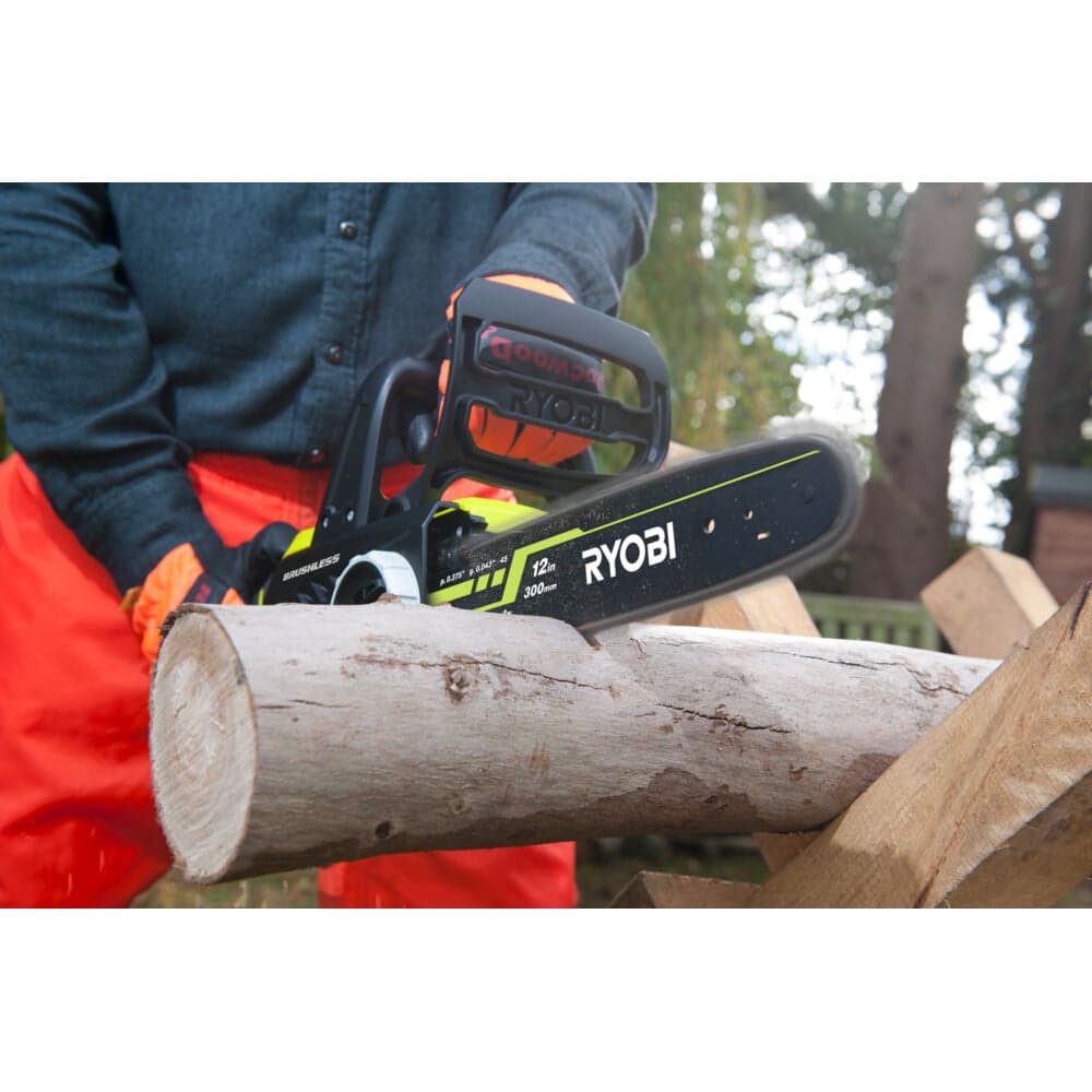 Бесщеточная аккумуляторная цепная пила Ryobi ONE+ OCS1830  без аккумулятора в комплекте 5133002829 — фото 14