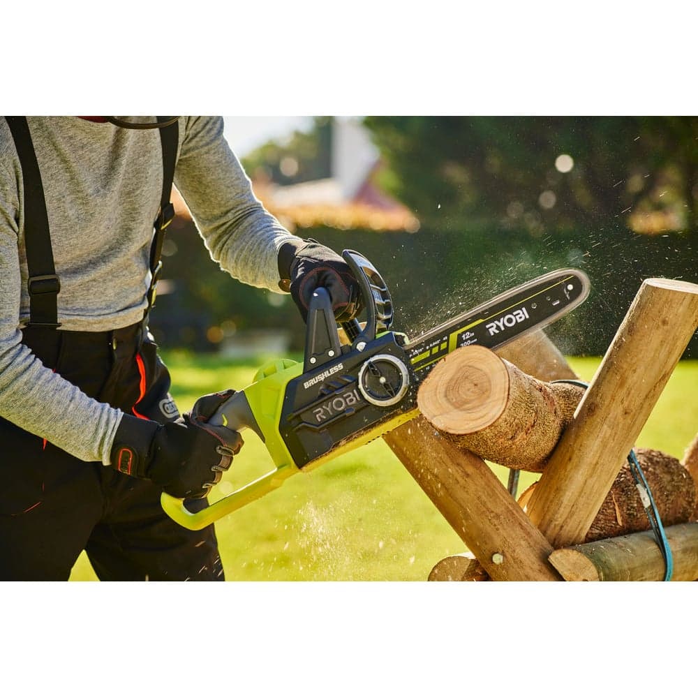 Бесщеточная аккумуляторная цепная пила Ryobi ONE+ OCS1830  без аккумулятора в комплекте 5133002829 — фото 15