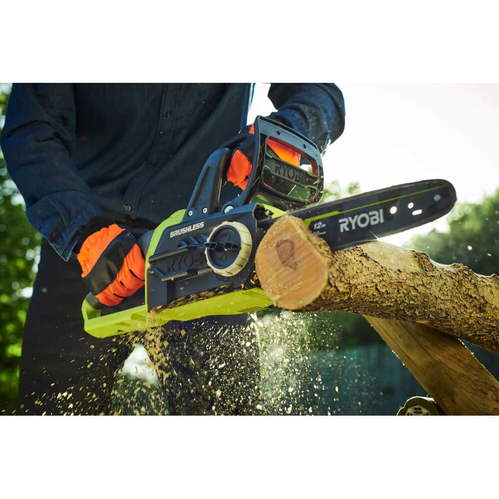 Бесщеточная аккумуляторная цепная пила Ryobi ONE+ OCS1830  без аккумулятора в комплекте 5133002829 — фото 18