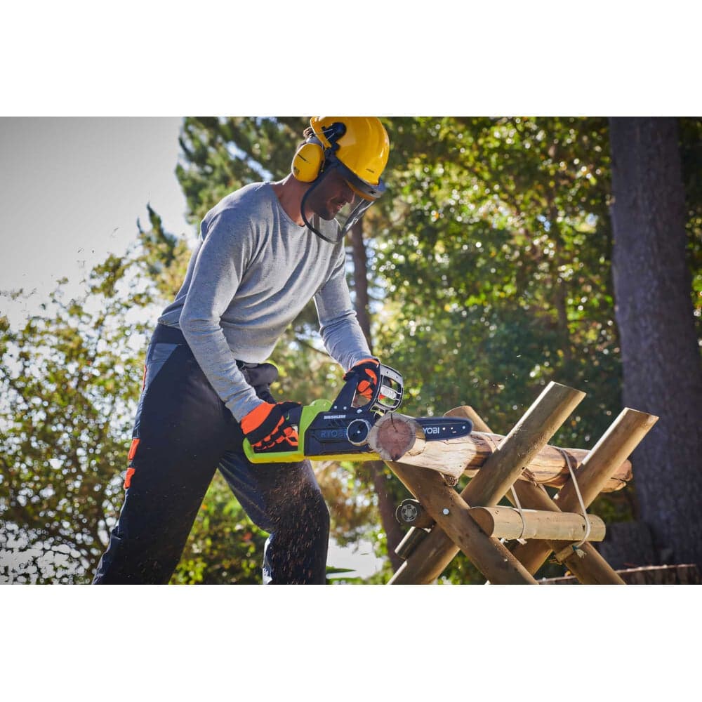 Бесщеточная аккумуляторная цепная пила Ryobi ONE+ OCS1830  без аккумулятора в комплекте 5133002829 — фото 19