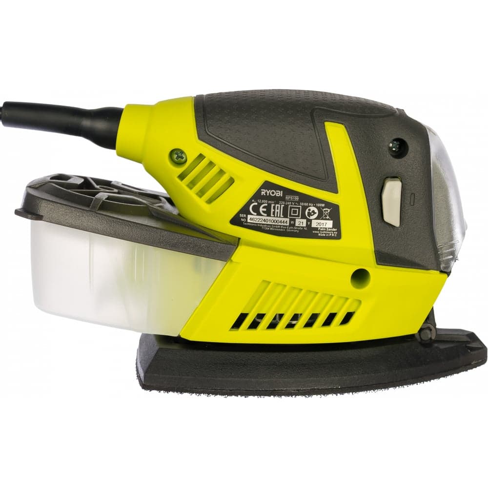Дельташлифмашина Ryobi + 20 шлифлистов RPS100-SA20 5133002906 — фото 2