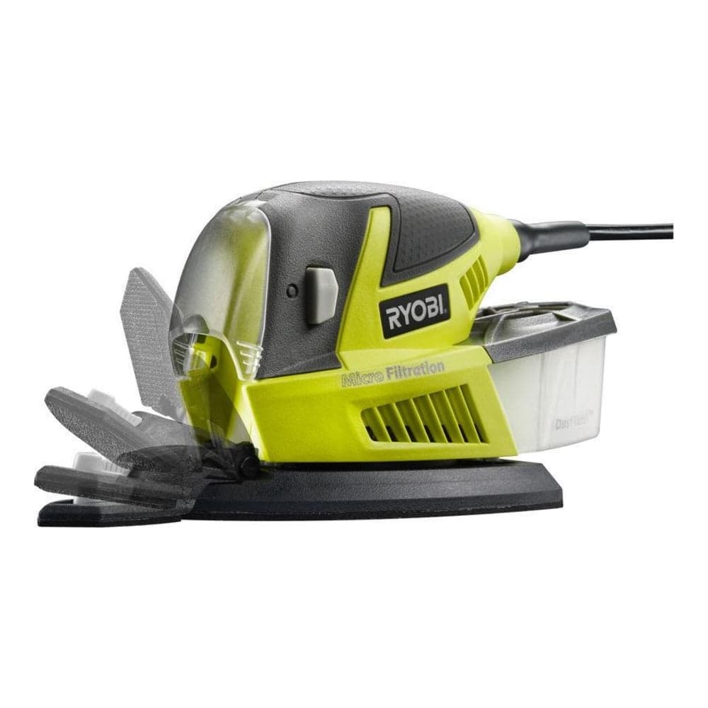 Дельташлифмашина Ryobi + 20 шлифлистов RPS100-SA20 5133002906 — фото 6