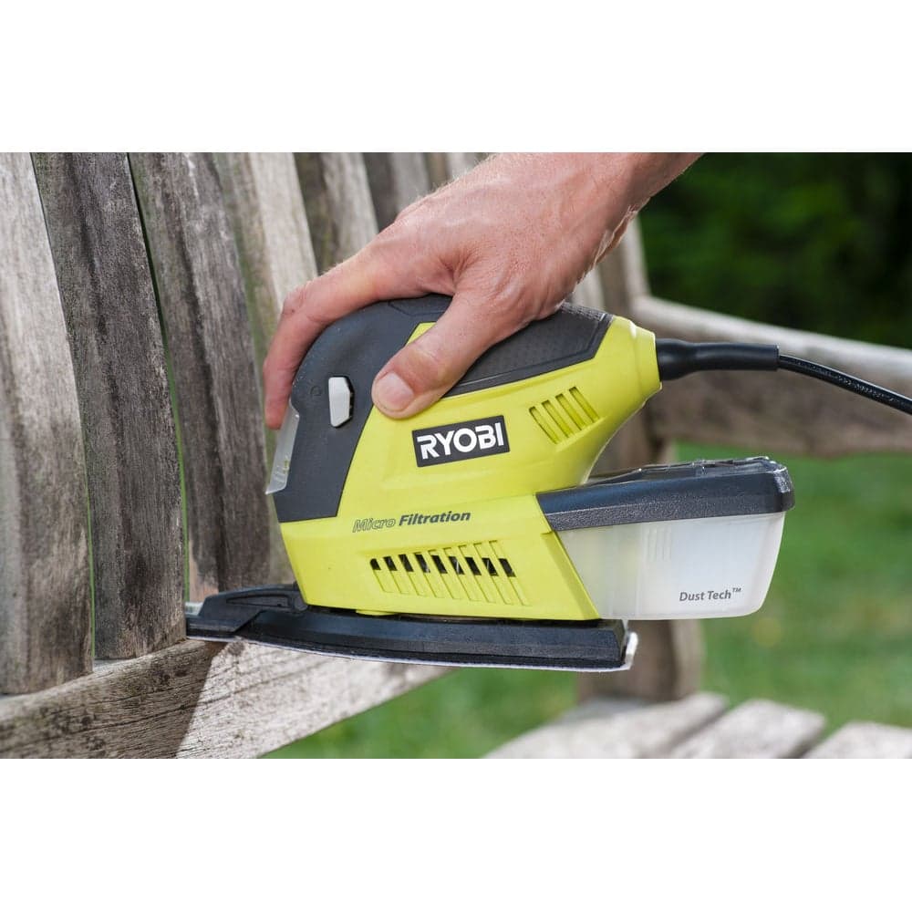 Универсальная шлифмашина Ryobi + 30 шлифлистов RMS180-SA30 5133002910 — фото 2