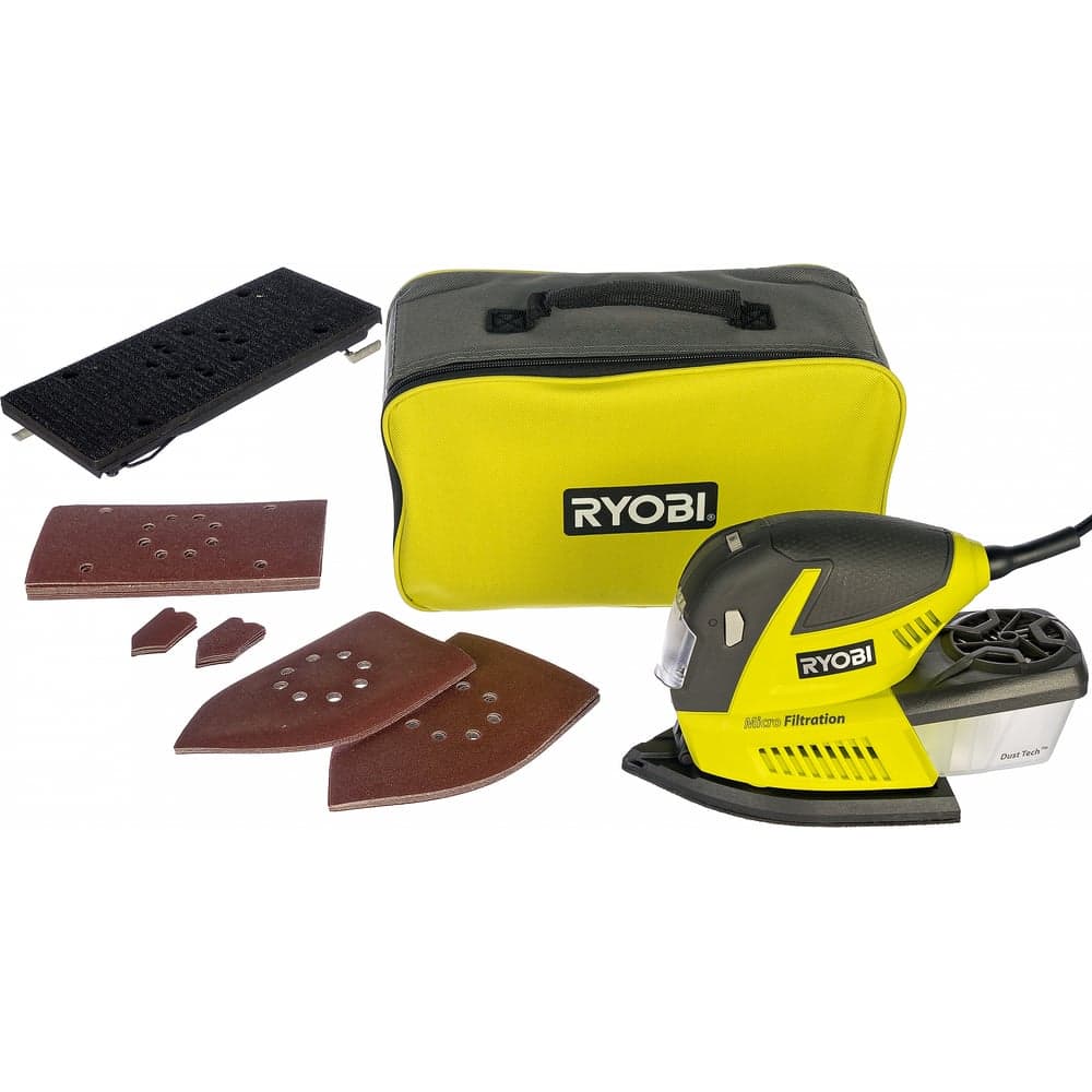 Универсальная шлифмашина Ryobi + 30 шлифлистов RMS180-SA30 5133002910 — фото 6