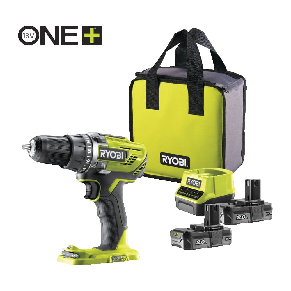 Дрель-шуруповерт Ryobi ONE+ R18DD3-220S 5133003348