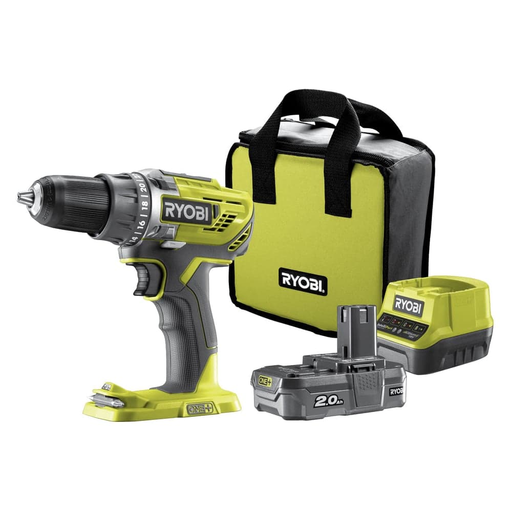 Компактная дрель-шуруповерт Ryobi ONE+ R18DD3-120S 5133003347 — фото 2