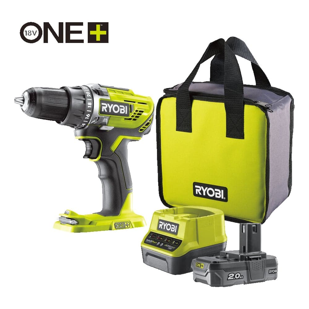 Компактная дрель-шуруповерт Ryobi ONE+ R18DD3-120S 5133003347 — фото 3