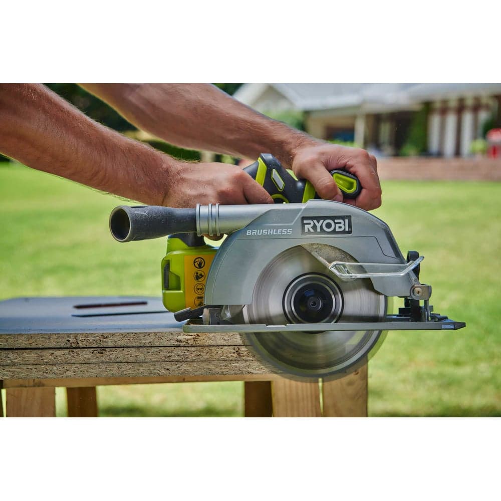 Бесщеточная циркулярная пила Ryobi ONE+ R18CS7-0 5133002890 — фото 5
